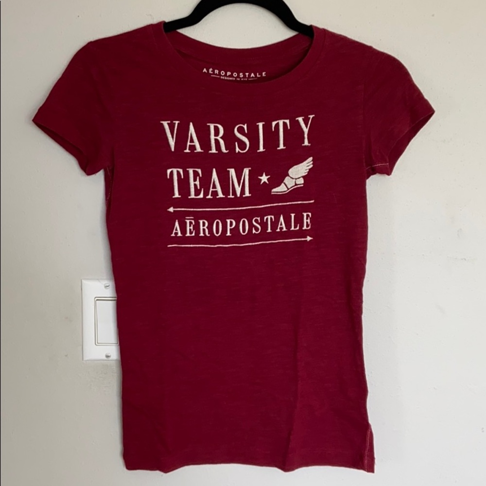 Maroon Aeropostal t-shirt